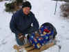 thomas & grandpa with new sled.jpg (59165 bytes)